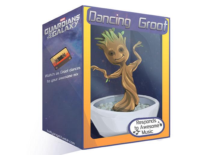 potted groot toy