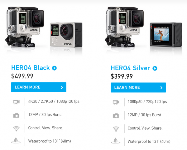 Gopro Hero4 Revealed With 4k Recording Slashgear Gopro Hero4 Revealed With 4k Recording Slashgear