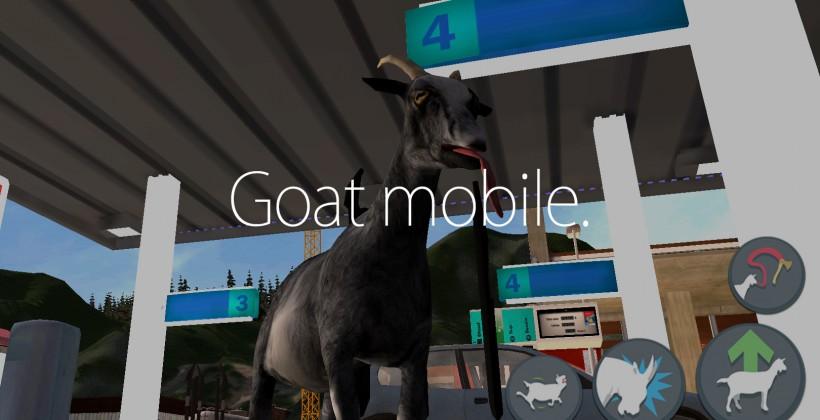 Goat Simulator Review Iphone Android Addiction Slashgear