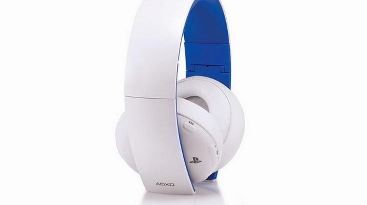 playstation silver wired stereo headset