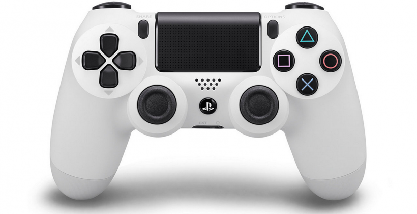 White PlayStation 4 (DS4) controllers USA release tomorrow