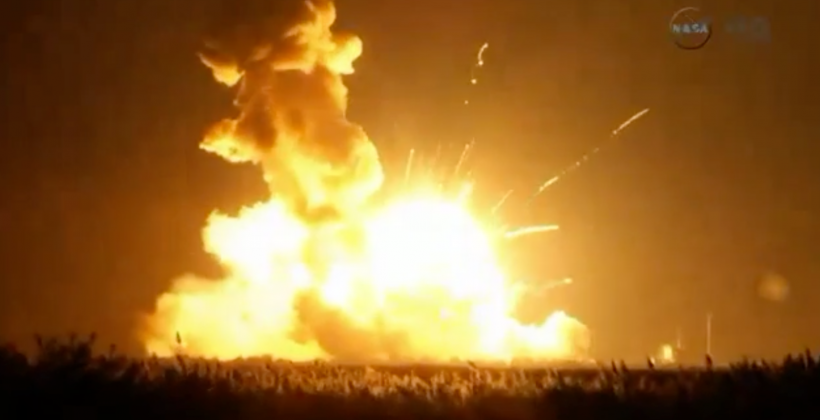 Antares ISS resupply rocket explodes on takeoff