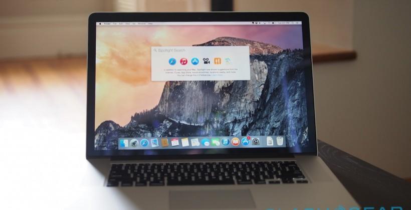 macbook pro os x yosemite price