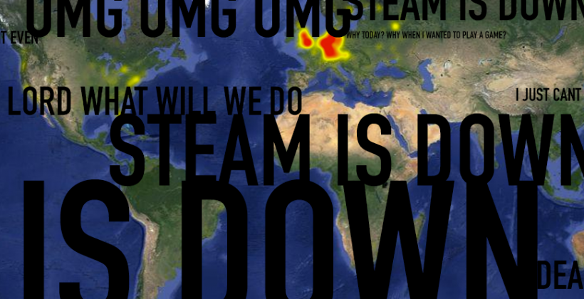 Steam is down, and it’s a little funky