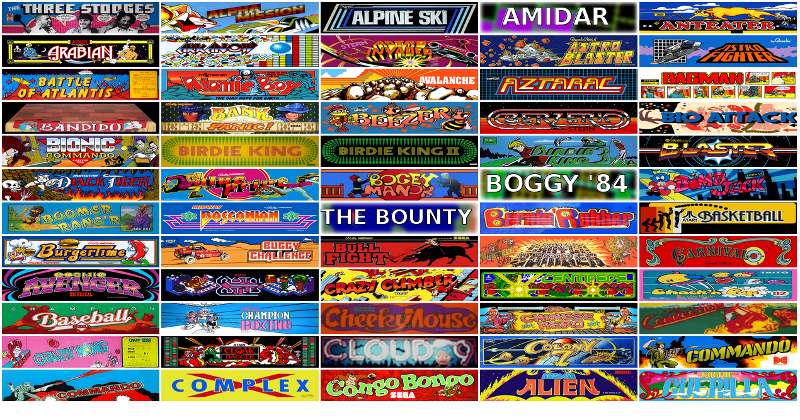 old retro arcade games