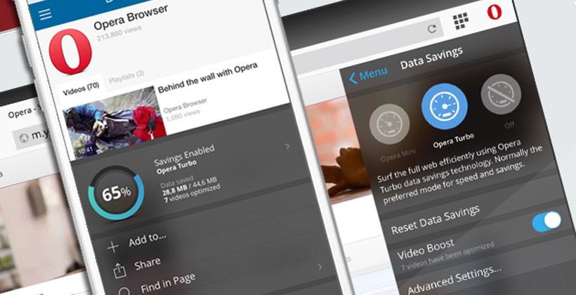 Opera Mini 9 for iOS reduces video buffering