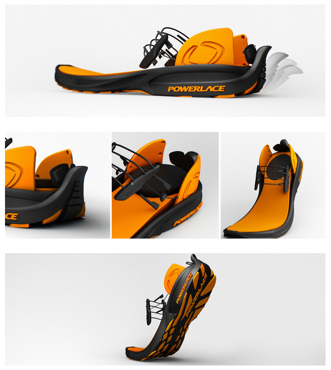 power lace shoes