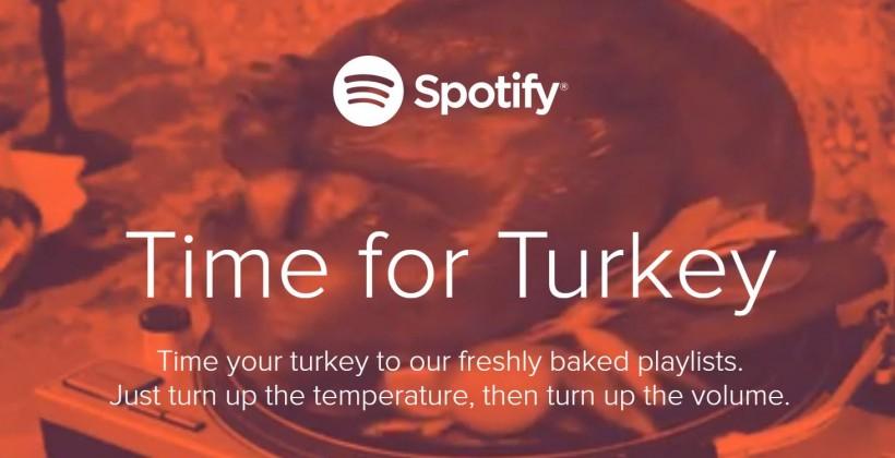 Spotify preps playlists for Thanksgiving festivities ...