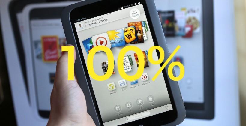 Barnes & Noble buys back the Nook it sold