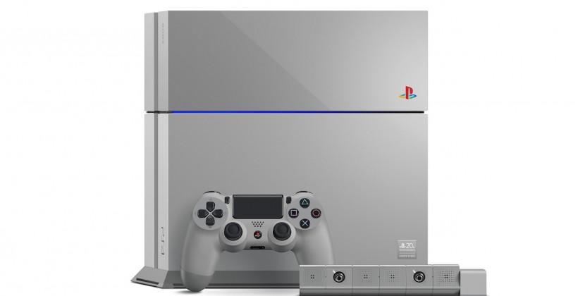 ps4 grey controller 20th anniversary