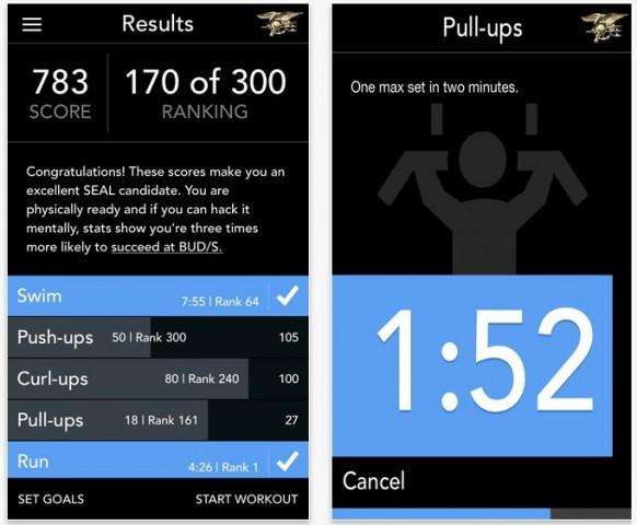 Official Navy Seal Training Fitness App Ranks You Against The