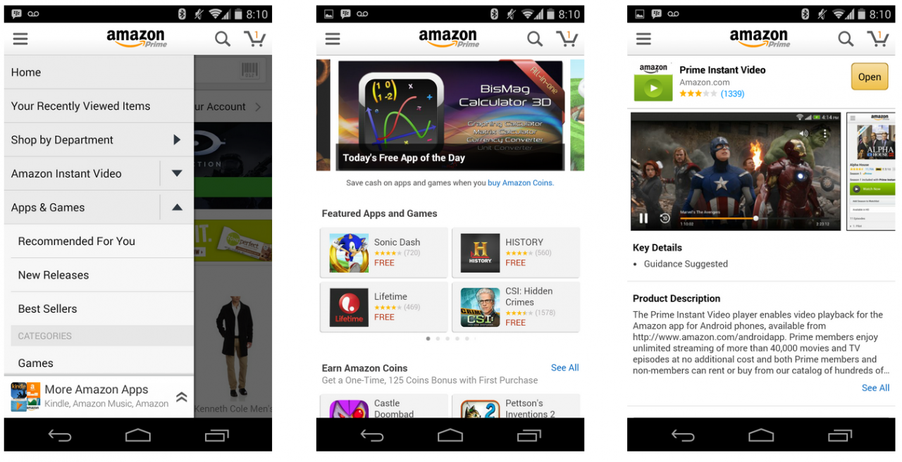 Amazon App Kicked From Google Play Slashgear