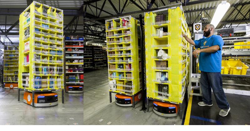 amazon fulfillment robots