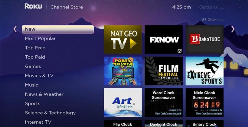 Roku adds new streaming channels in time for the holidays ...