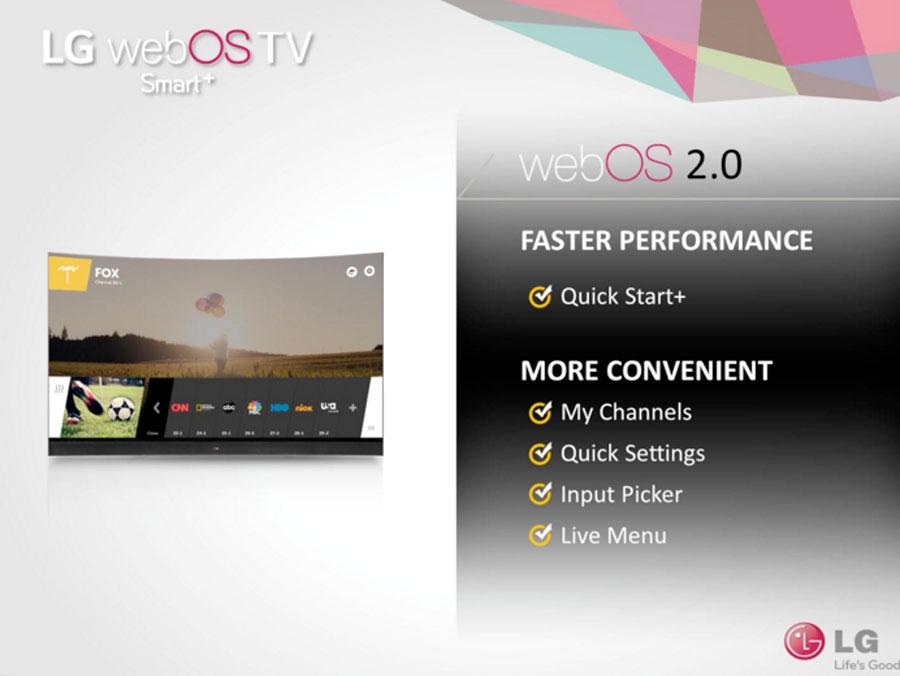 LG webOS 2.0 for Smart TV brings the speed SlashGear