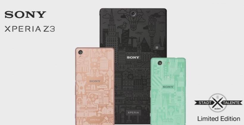 Xperia Z3 limited editions feature art inspired by Berlin, Tokyo, and Warsaw