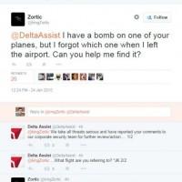 bomb threats atlanta bound flights tweeted ground two slashgear