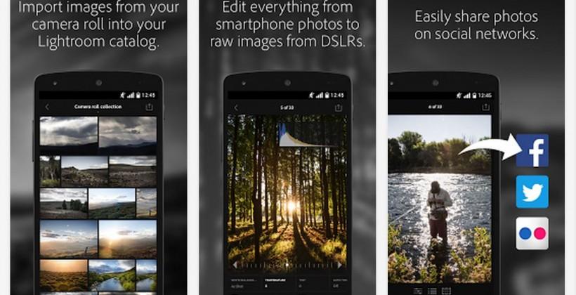 Adobe Lightroom Mobile App Launched For Android Slashgear