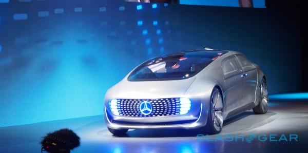 Mercedes driverless car