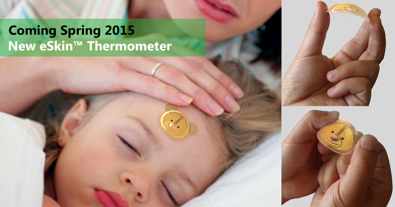 Smart health for kids: eSkin Thermometer, Smart Pacifier