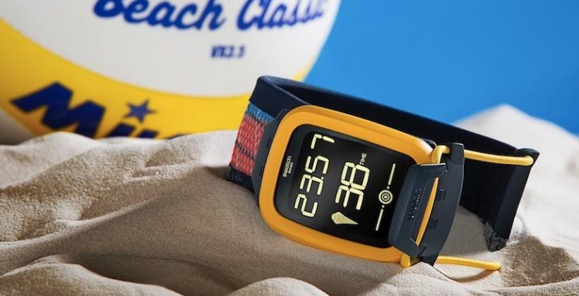 swatch beach volleyball watch