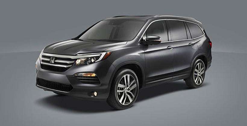 Honda Unveils All New 2016 Pilot Suv Slashgear Honda Unveils All New 2016 Pilot Suv