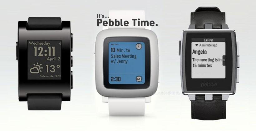 pebble color watch