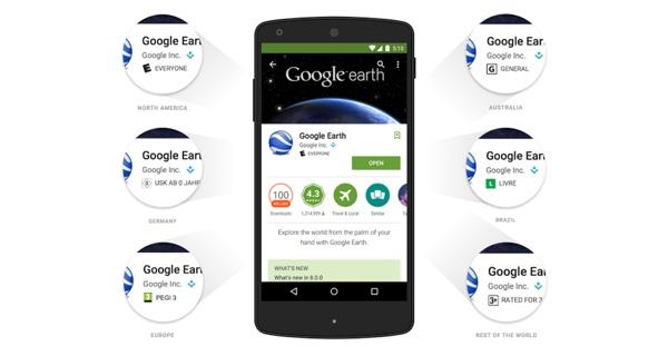Google Play gets new rating system to reflect regional tastes
