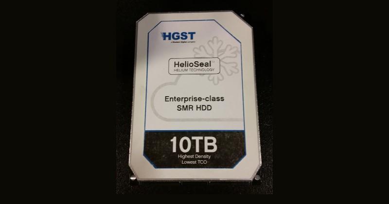 HGST has a hard drive boasting 10 TB of storage space