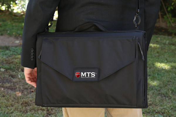 MTS briefcase doubles as weapon-proof personal shield
