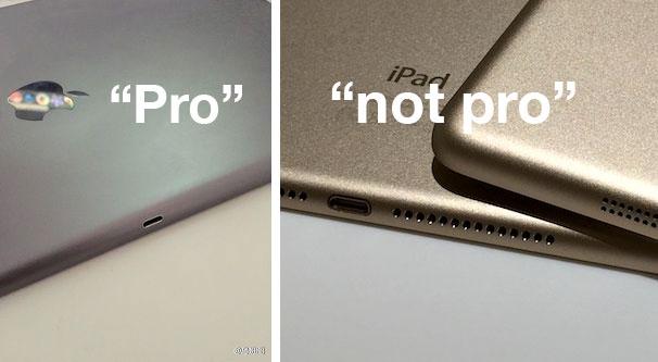 iPad PRO dummy: multiple port irony