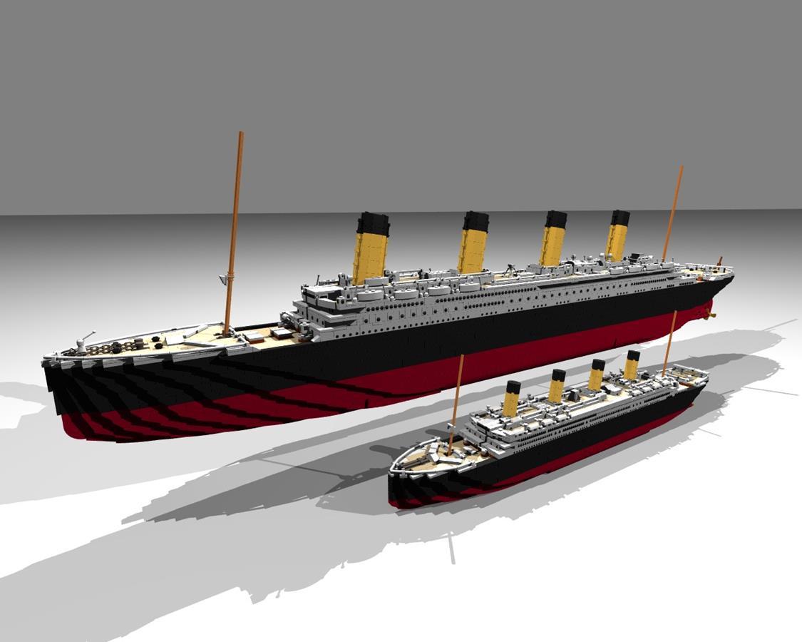 lego architecture titanic