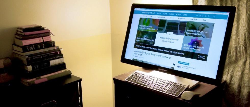 Review Lenovo A740 A Sleek All In One Desktop Pc Slashgear