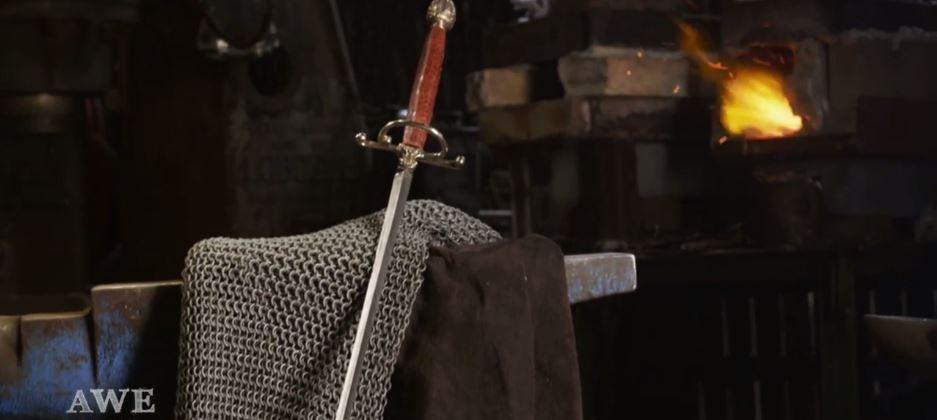 Arya’s Needle sword replica forged by Man at Arms