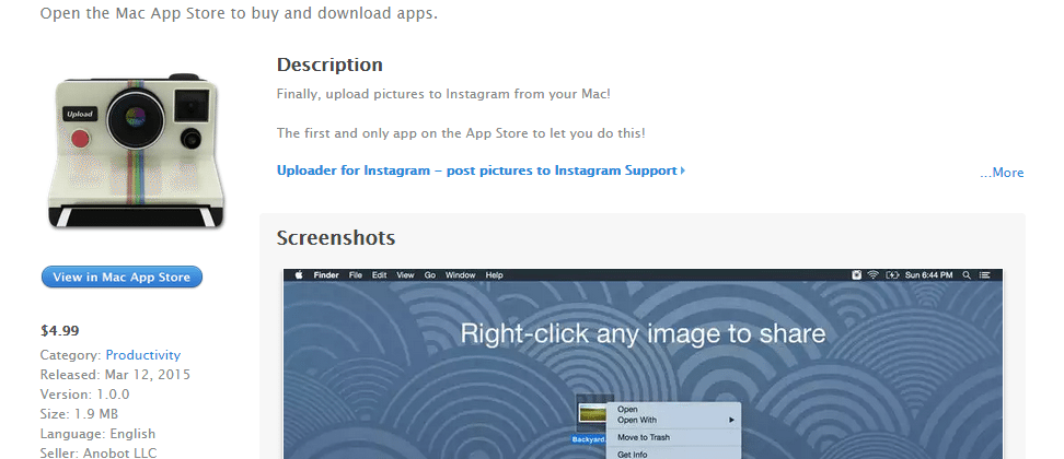 instagram uploader app for mac instagram uploader app for mac