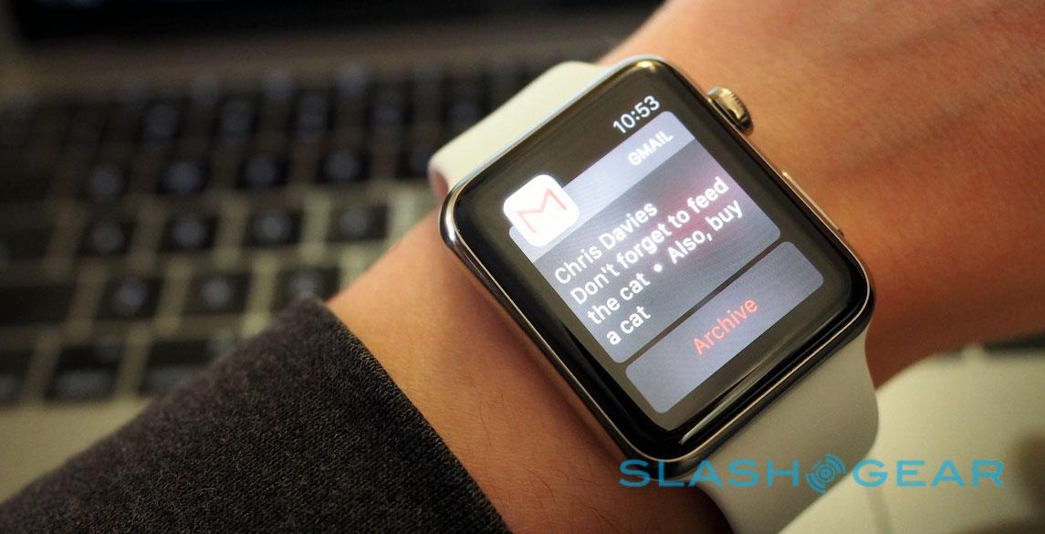 gmail on apple watch