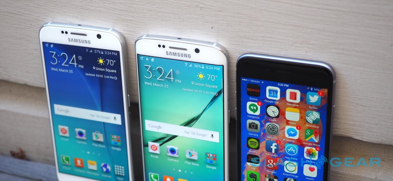 Samsung Galaxy S6 and S6 edge and iPhone 6