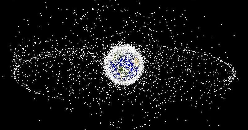 ISS could mount lasers to blast away space debris