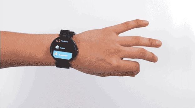 Aria remote navigates your smartwatch with getsures
