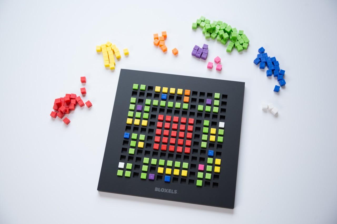Board with blocks