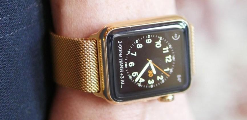 gold apple 3 watch