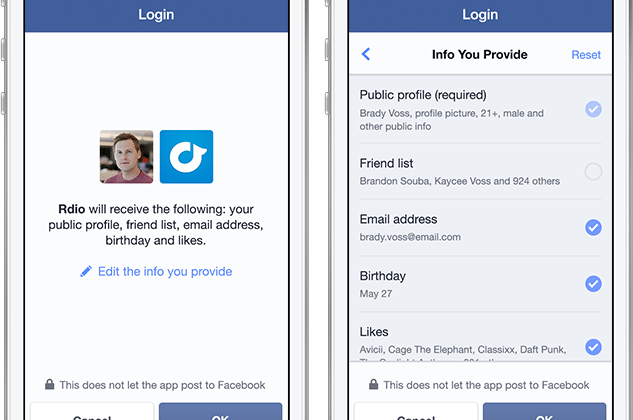 Facebook Login Privacy Facebook Login Privacy