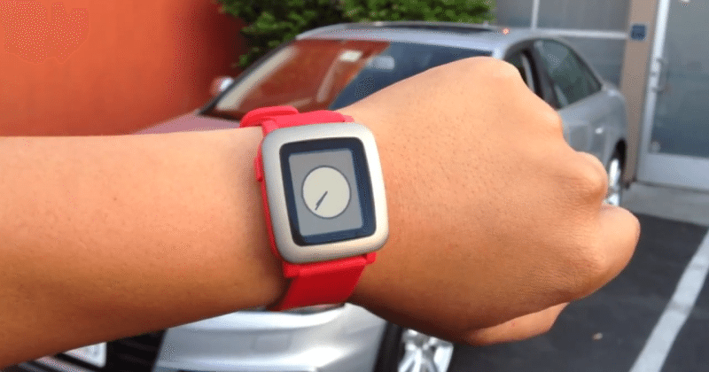 pebble time red