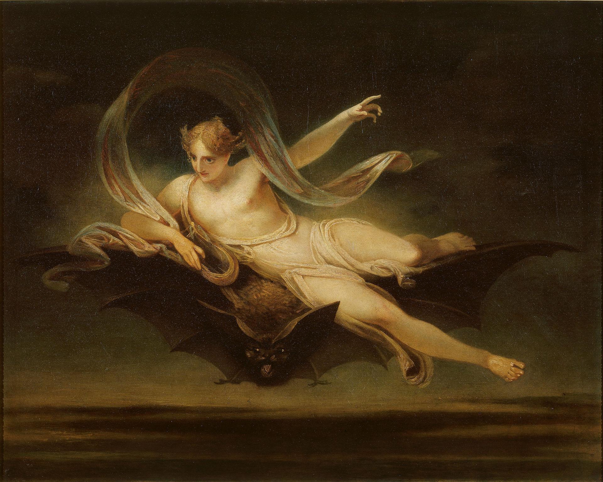 1920px-Henry_Singleton_-_Ariel_on_a_Bat's_Back_-_Google_Art_Project