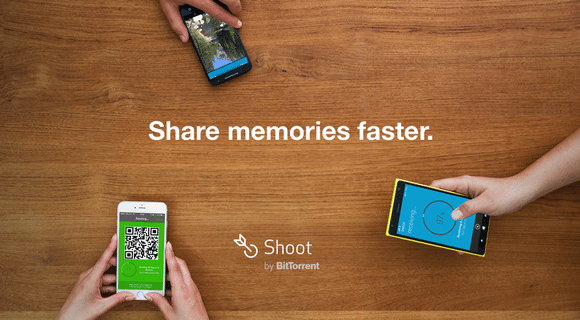 BitTorrent Shoot shares media across mobile devices in a snap