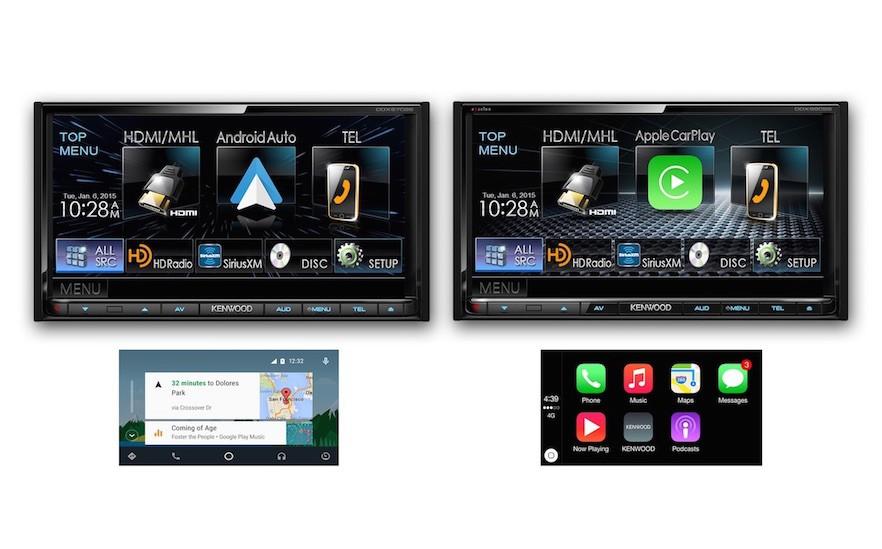 Kenwood begins shipping multimedia receivers with CarPlay, Android Auto