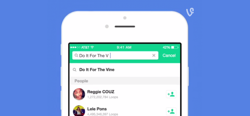 Vine update improves search with top posts option
