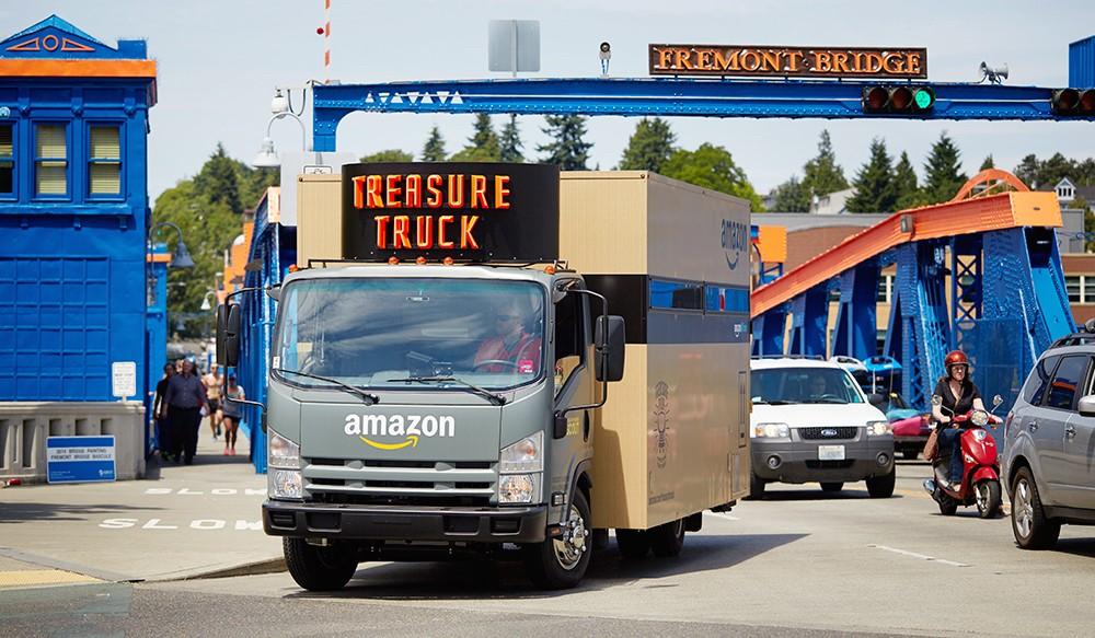 Amazon to offer special deals from its Treasure Truck in Seattle