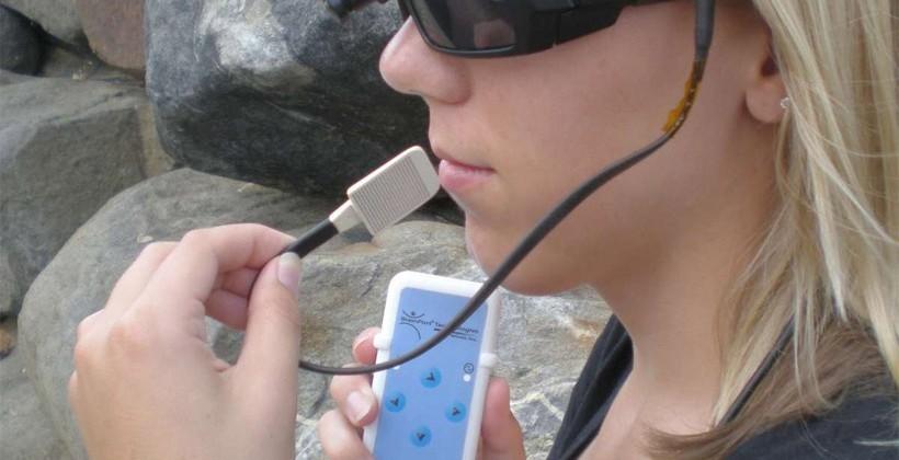 BrainPort V100 allows the blind to see using their tongue