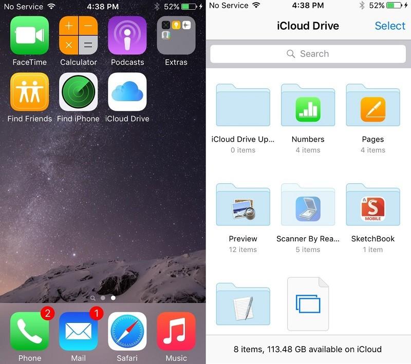 Apple's iOS 9 to feature iCloud Drive app